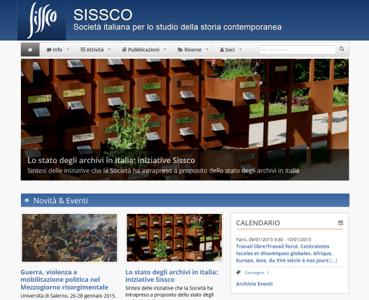 On-line il nuovo sito web di SISSCO On-line il nuovo sito web di SISSCO