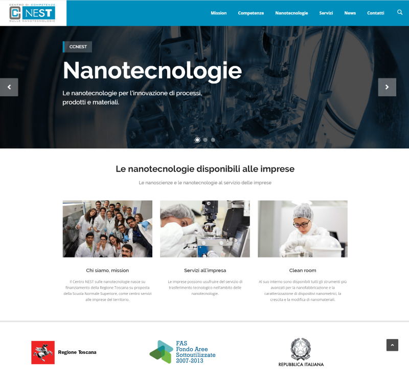 On-line il nuovo sito del CCNEST On-line il nuovo sito del CCNEST